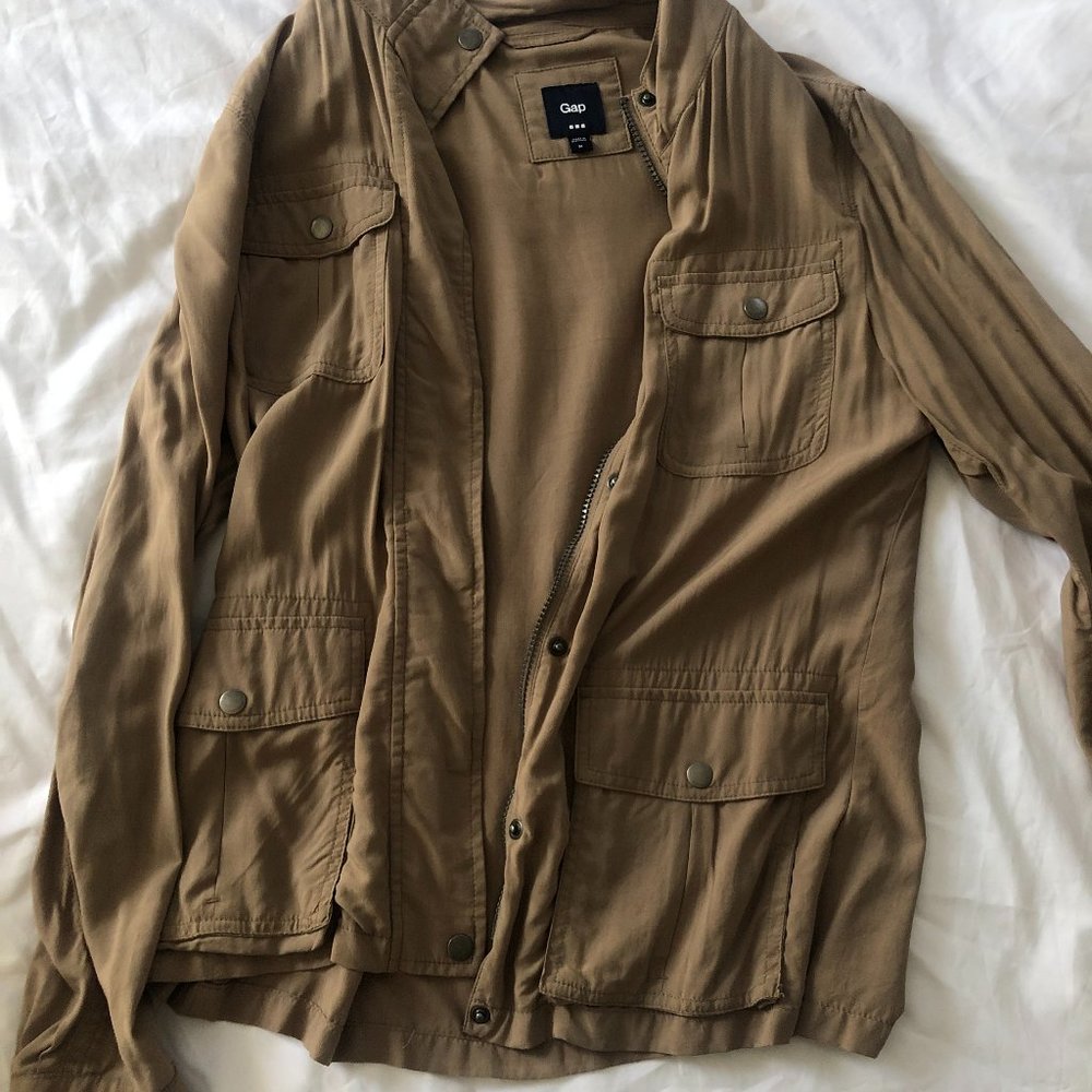 Gap Tan Utility Jacket Size Medium